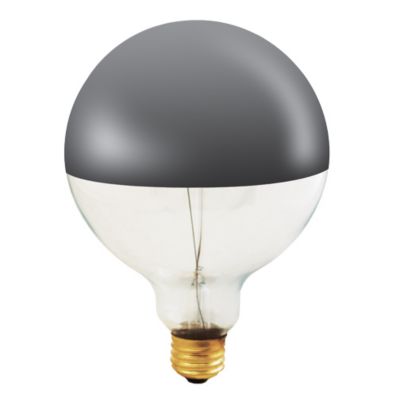 100W 120V G40 E26 Half Chrome Bulb by Bulbrite - Starlight Lighting USA and Canada